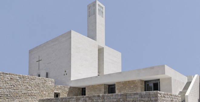 Libano: Iglesia Maronita, en Chouf - Maroun Lahoud Architecte