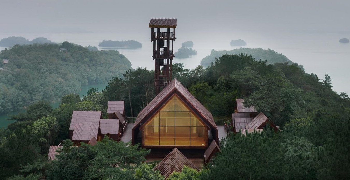 China: El pueblo de las cabañas de madera en Jiujiang - Parallect Design