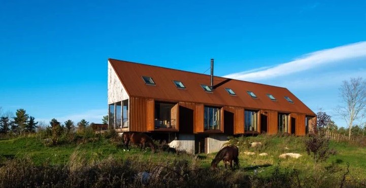 Estados Unidos: Casa de campo en Los Berkshires - Kinneymorrow Architecture