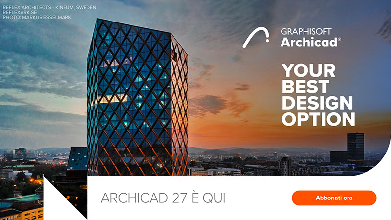 Archicad 27: pronta la versione 2023