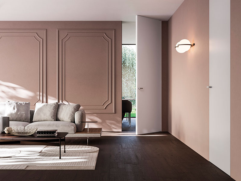 porta filomuro Eclisse - laccato bianco