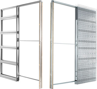 Controtelaio Per Porte A Scomparsa 80x210 Cm - Struttura Zincata Per Pareti Intonacate Made In Italy - Foto 11