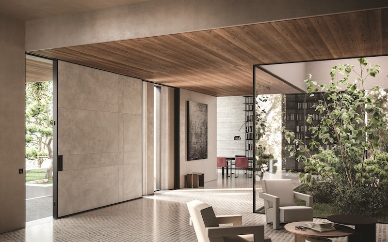 Vela, la porta scorrevole blindata filo muro di Oikos Venezia Vela, la porta scorrevole blindata filo muro di Oikos Venezia - foto 1